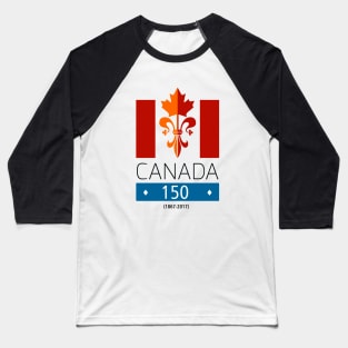 Canada 150 years Baseball T-Shirt